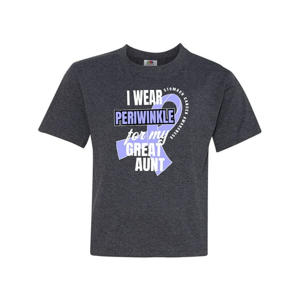 inktastic I Wear Periwinkle for My Aunty Stomach Cancer Awareness Baby T-Shirt inktastic I Wear Periwinkle for My Aunty Stomach Cancer Awareness Baby T-Shirt
